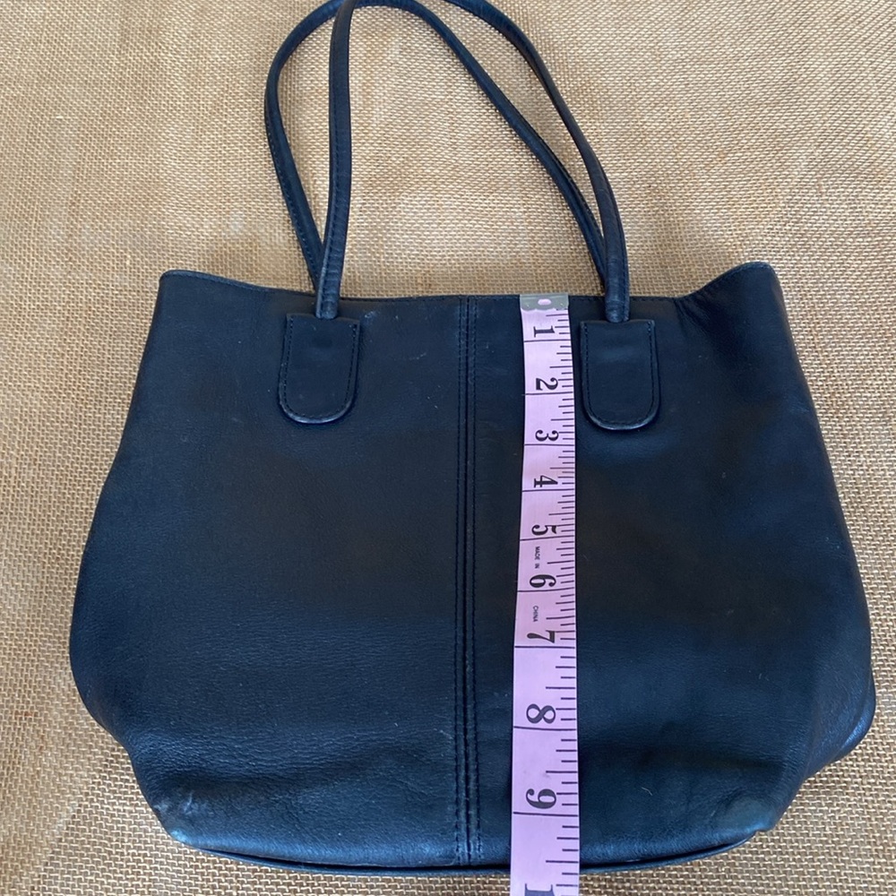 Coach Black Leather Tote Bag - Picture 13 of 15